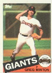 1985 Topps Baseball Cards      045      Greg Minton
